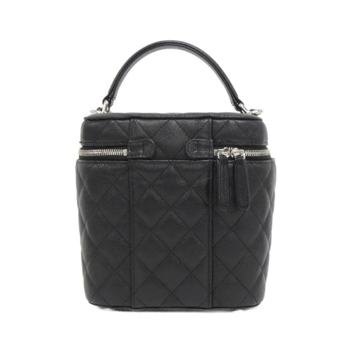Chanel Black Grained Calfskin Shoulder Bag (Pre-Owned)