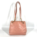 Chanel Pink Leather Shoulder Bag Tote Bag (Pre-Owned)