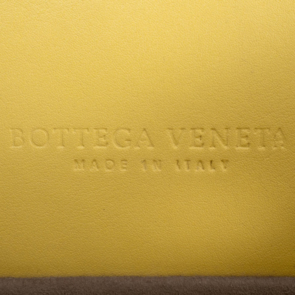 Bottega Veneta Yellow Leather Handbag (Pre-Owned)