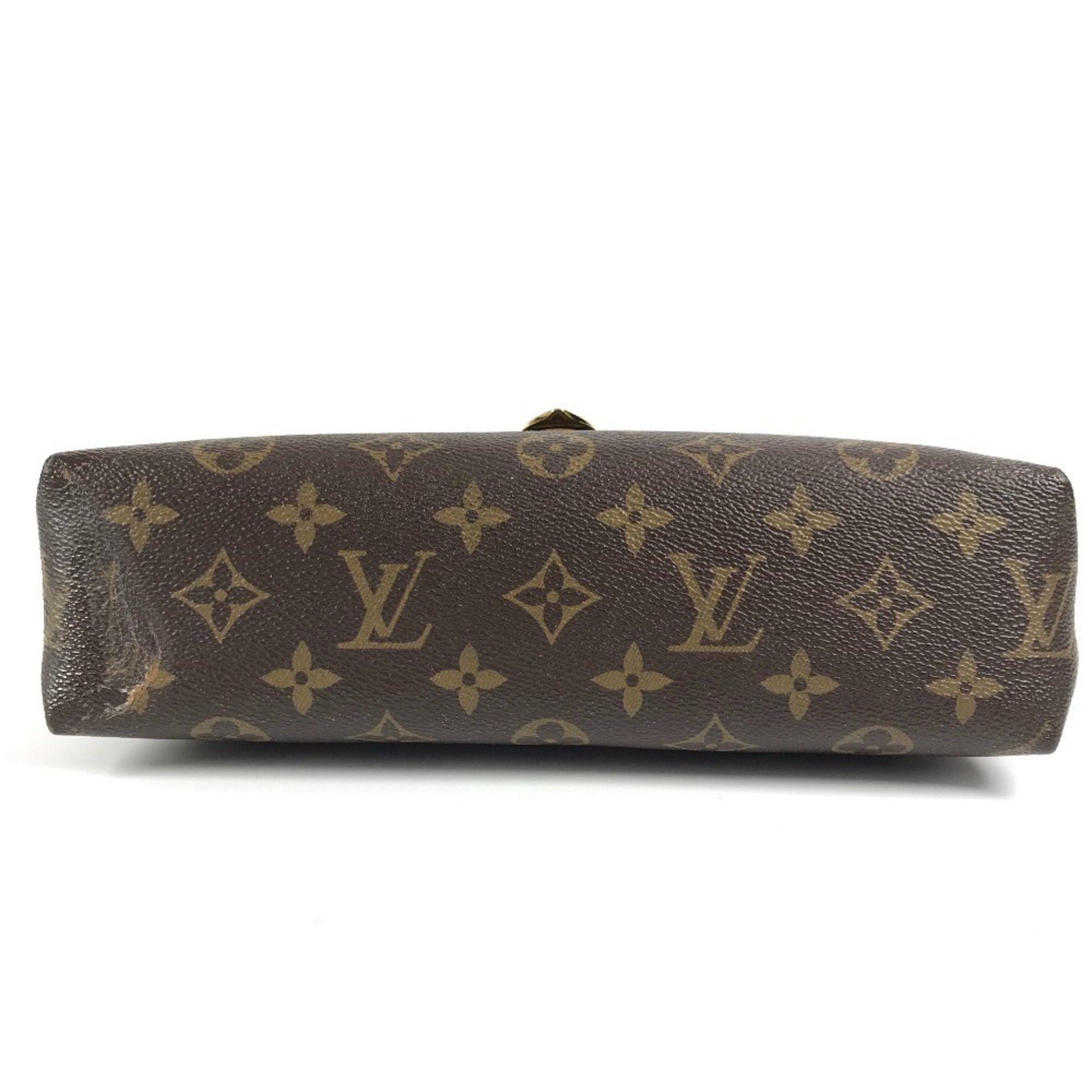 Louis Vuitton Brown Red Color Monogram Pochette Shoulder Bag (Pre-Owned)