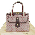 Louis Vuitton Monogram Mini Cerise Cherry Red Color Canvas Handbag (Pre-Owned)