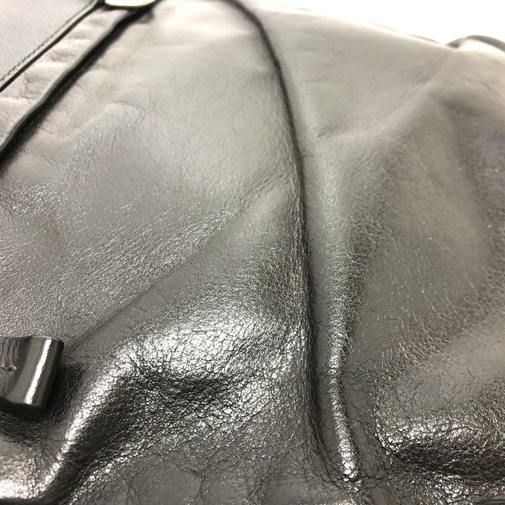 Prada Black Leather Shoulder Bag (Pre-Owned)