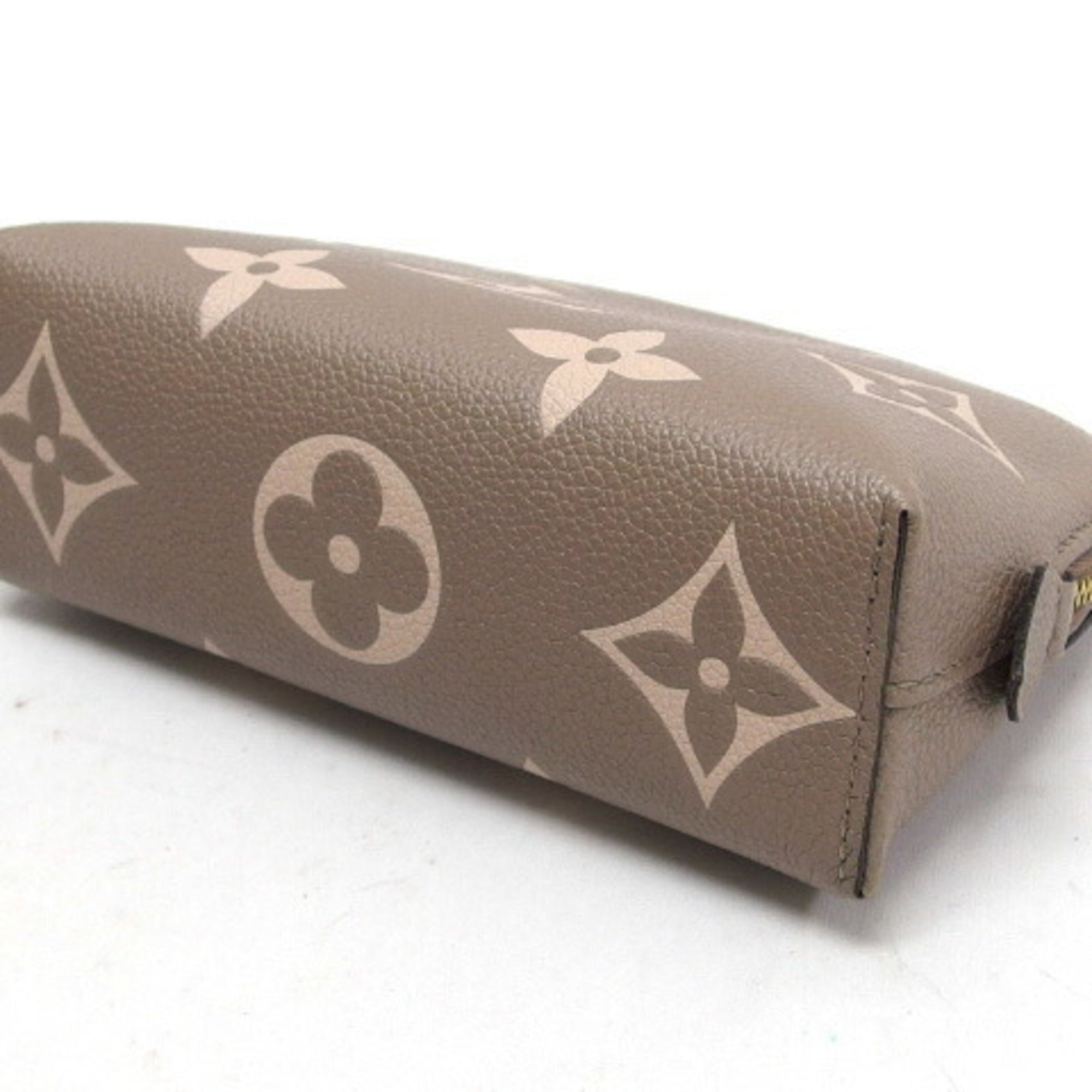 Louis Vuitton Monogram Empreinte Beige Grayish Tourterelle Monogram Empreinte Pochette (Pre-Owned)