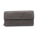Bottega Veneta Brown Leather Long Wallet (Bi-Fold) (Pre-Owned)