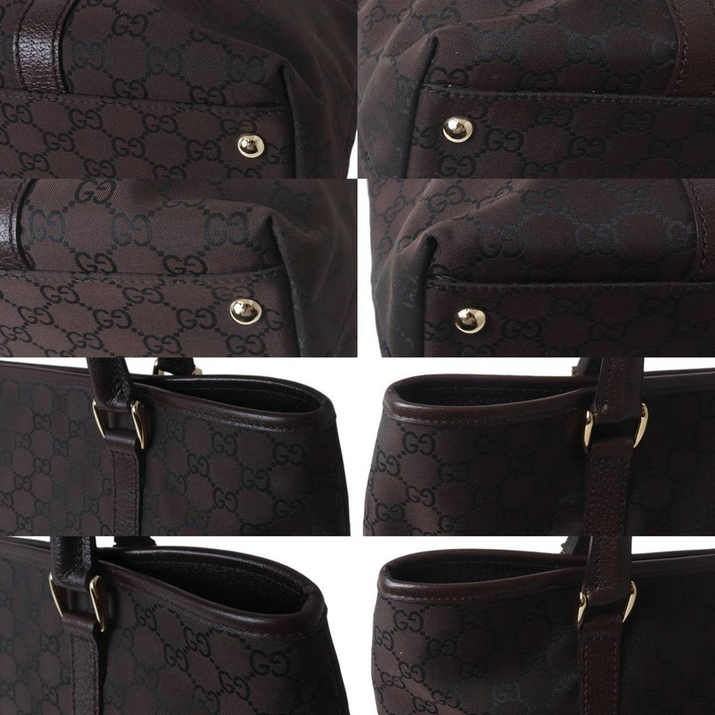 Gucci Brown Gg Canvas Tote Bag (Pre-Owned)