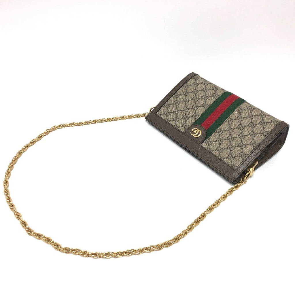 Gucci Brown Gg Supreme Shoulder Bag (Pre-Owned)