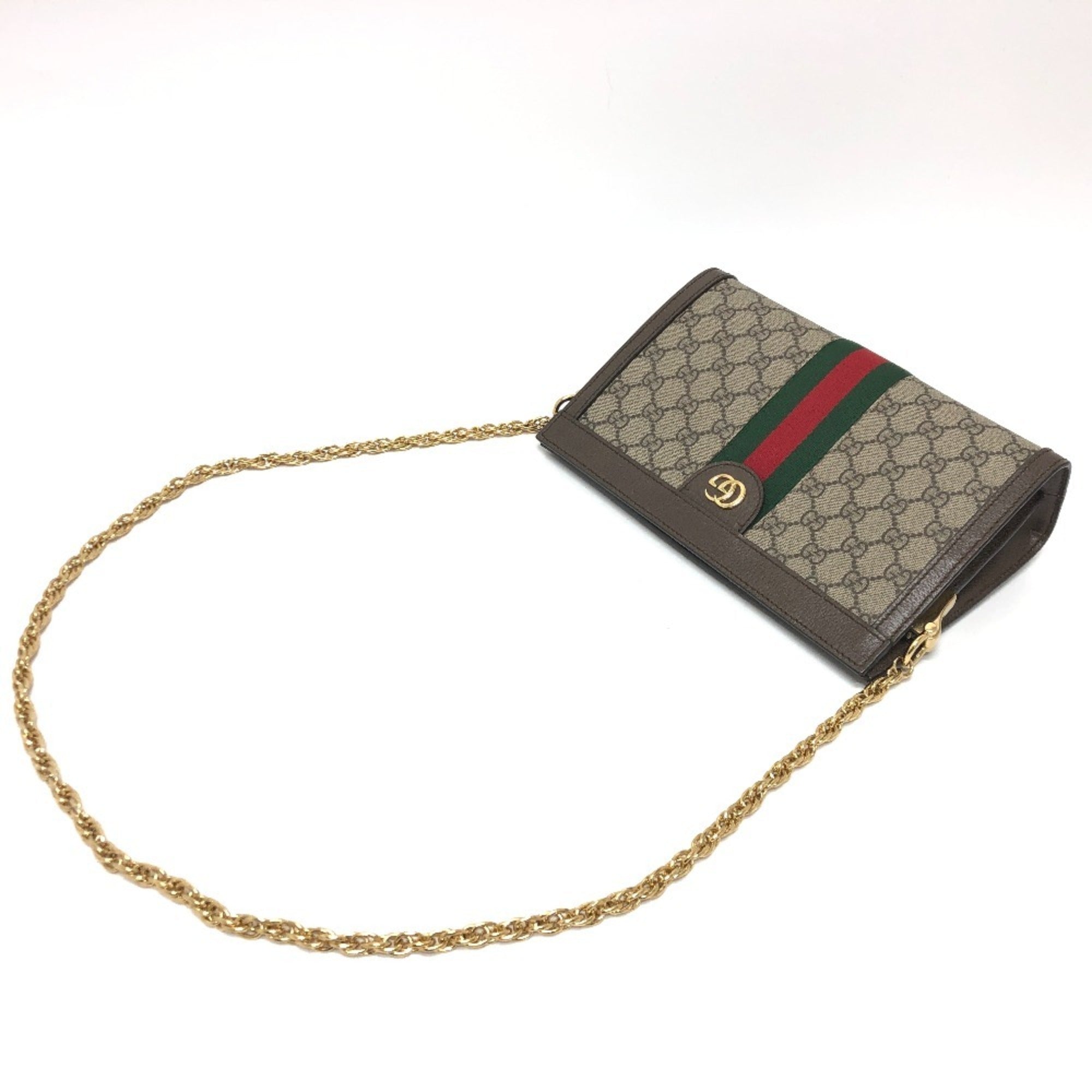Gucci Brown Gg Supreme Shoulder Bag (Pre-Owned)
