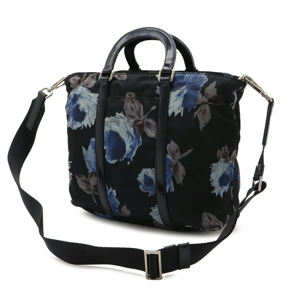 Prada Black Nylon Handbag Shoulder Bag Tote Bag (Pre-Owned)