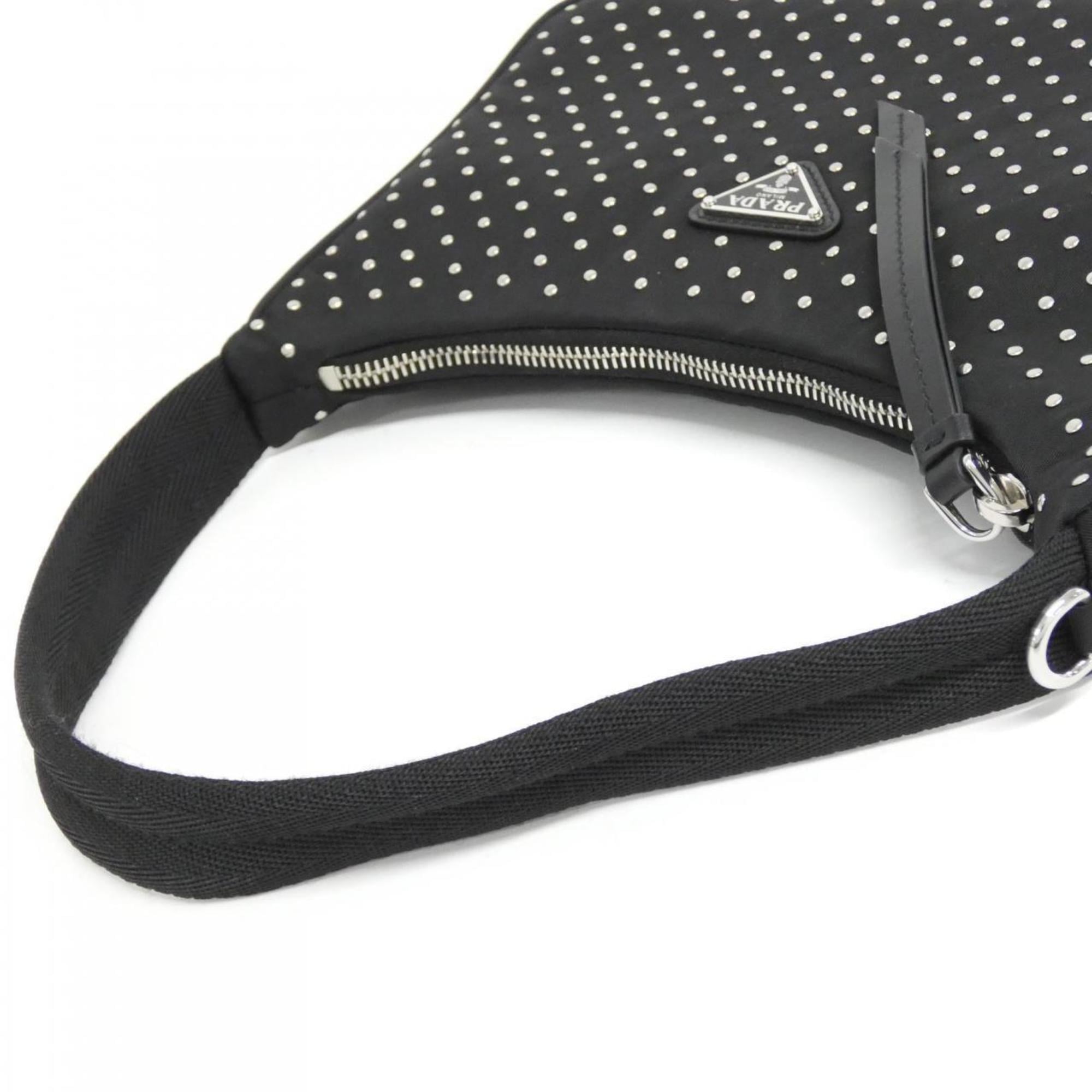 Prada Nero Vela Shoulder Bag (Pre-Owned)