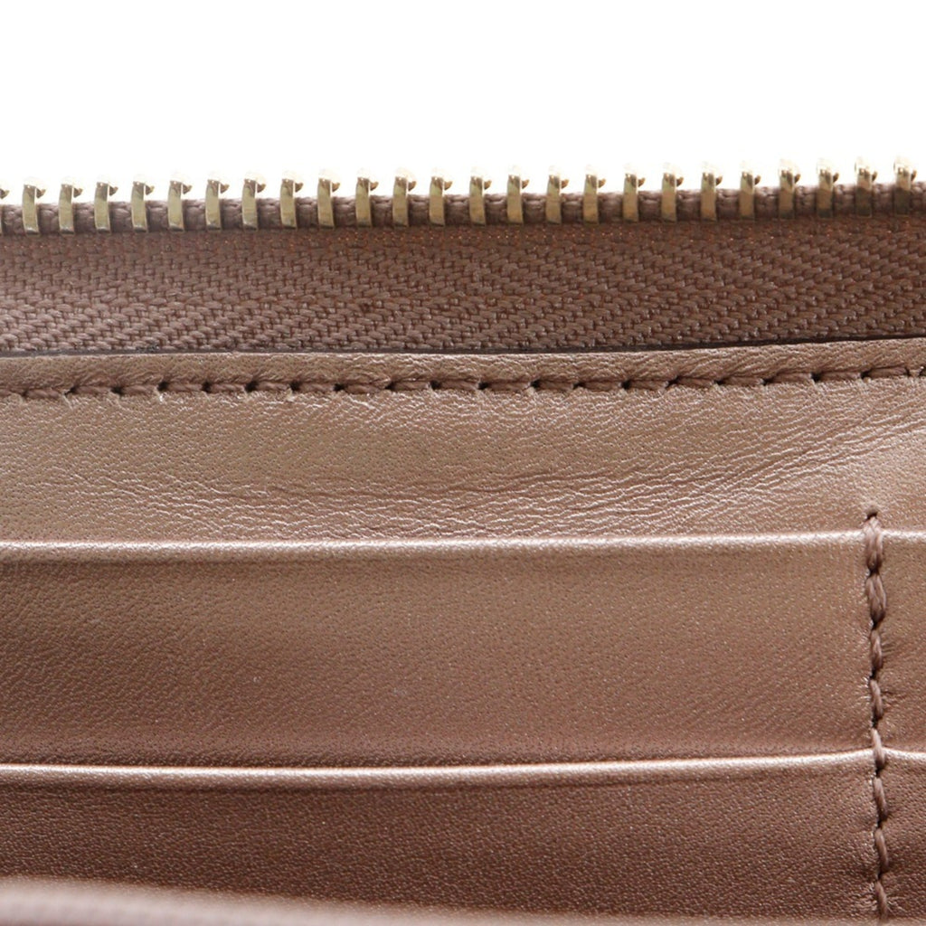 Gucci Pink Gg Leather Long Wallet (Bi-Fold) (Pre-Owned)