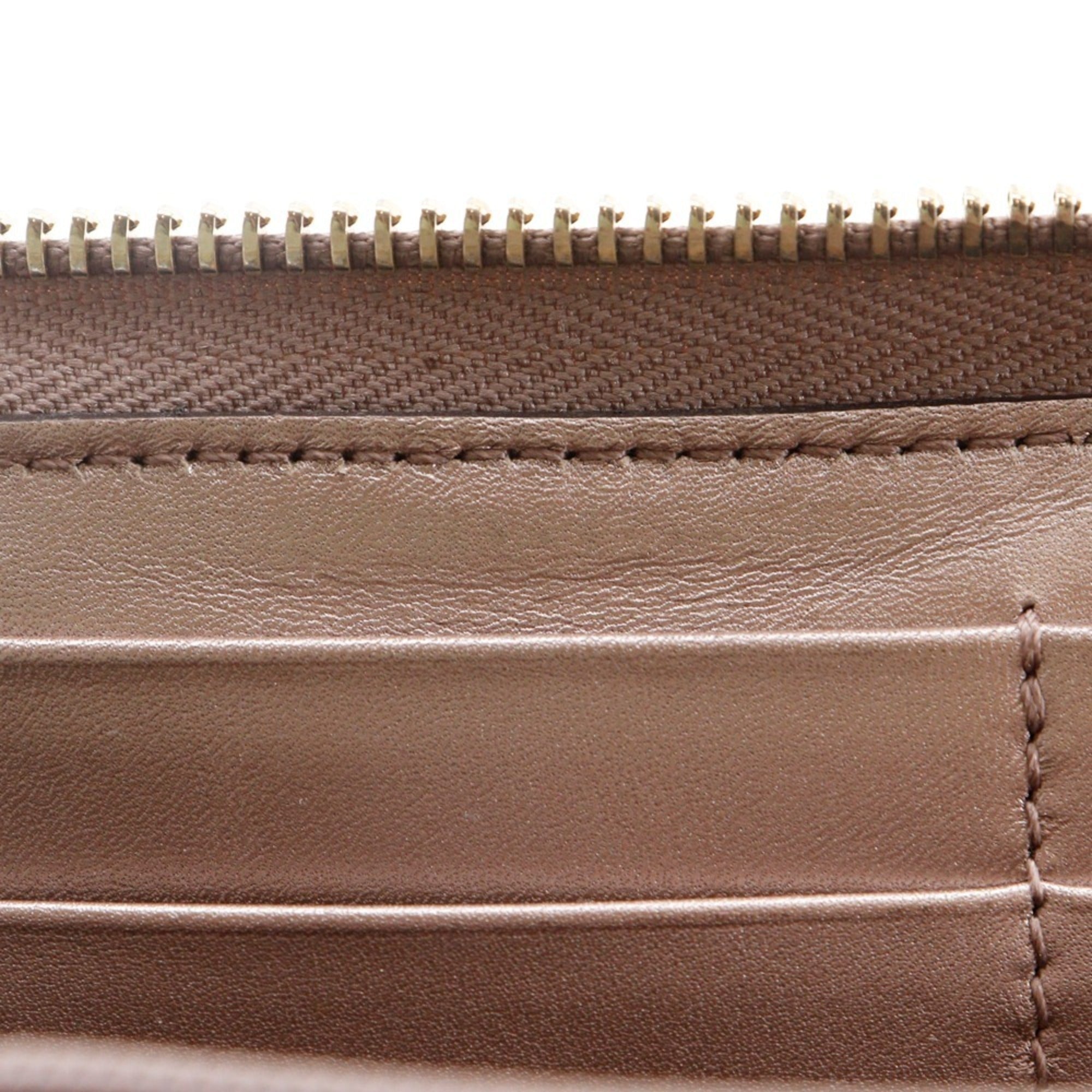 Gucci Pink Gg Leather Long Wallet (Bi-Fold) (Pre-Owned)