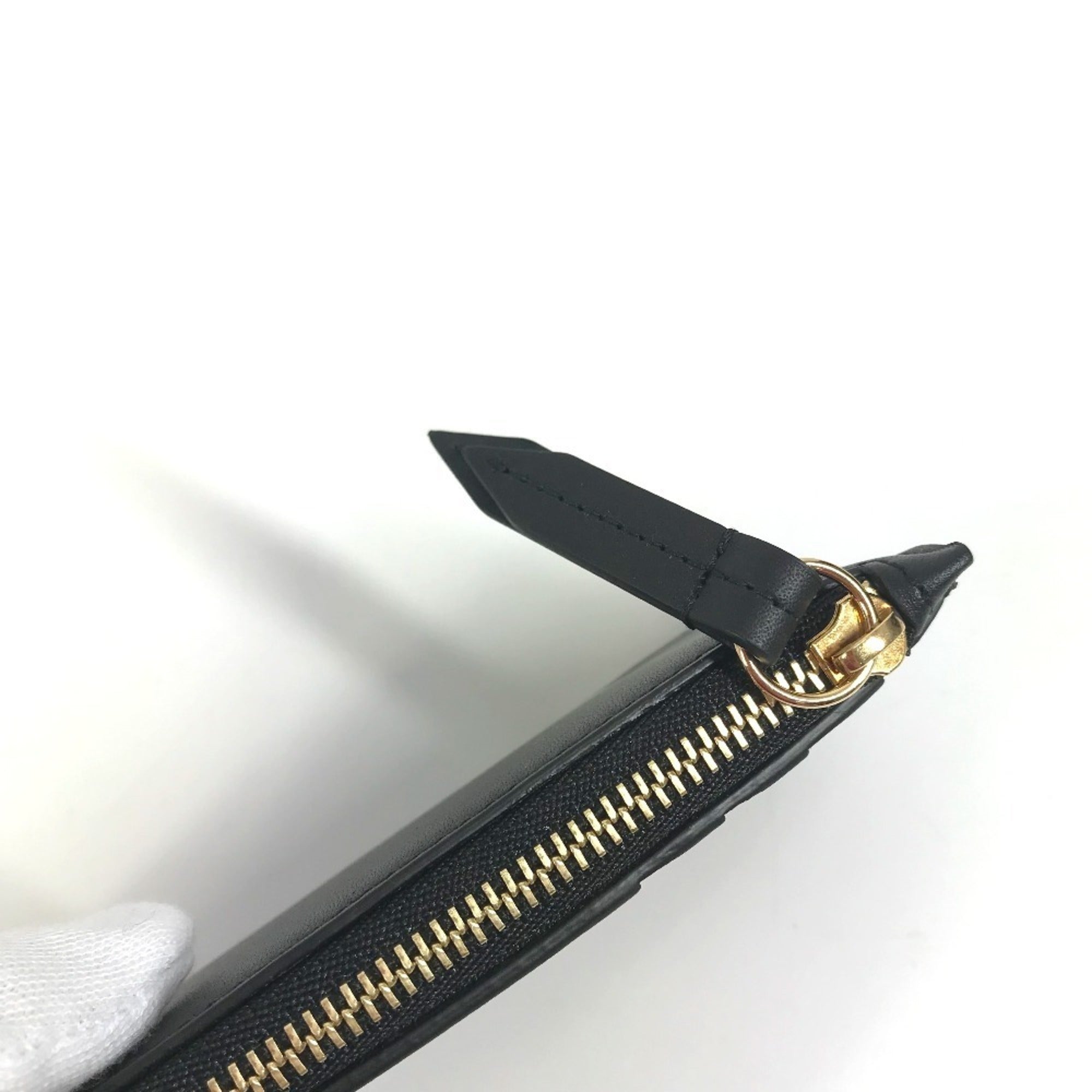 Gucci Black Leather Coin Purse/Coin Case (Pre-Owned)