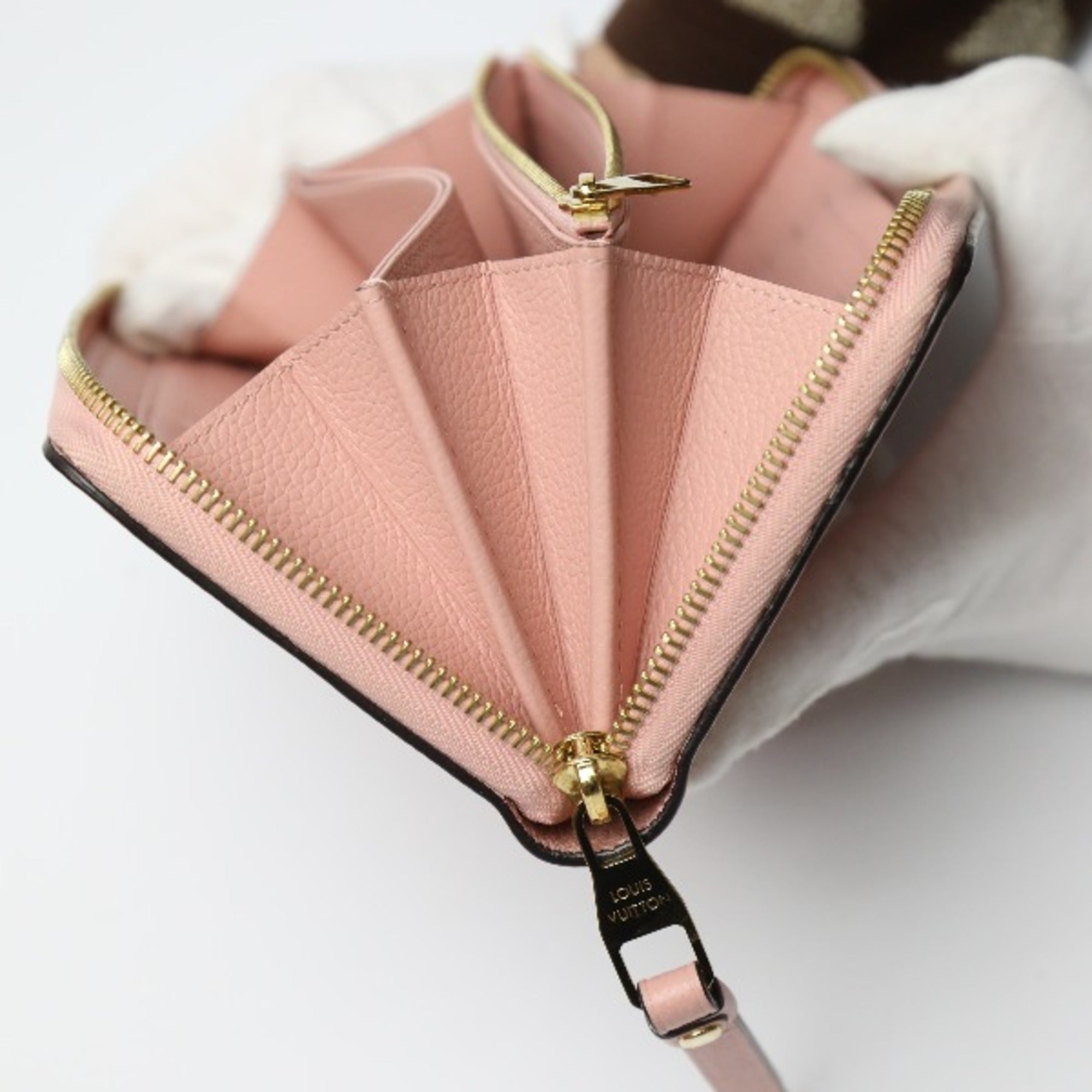 Louis Vuitton Monogram Empreinte Rose Poudre Monogram Empreinte Long Wallet (Bi-Fold) (Pre-Owned)