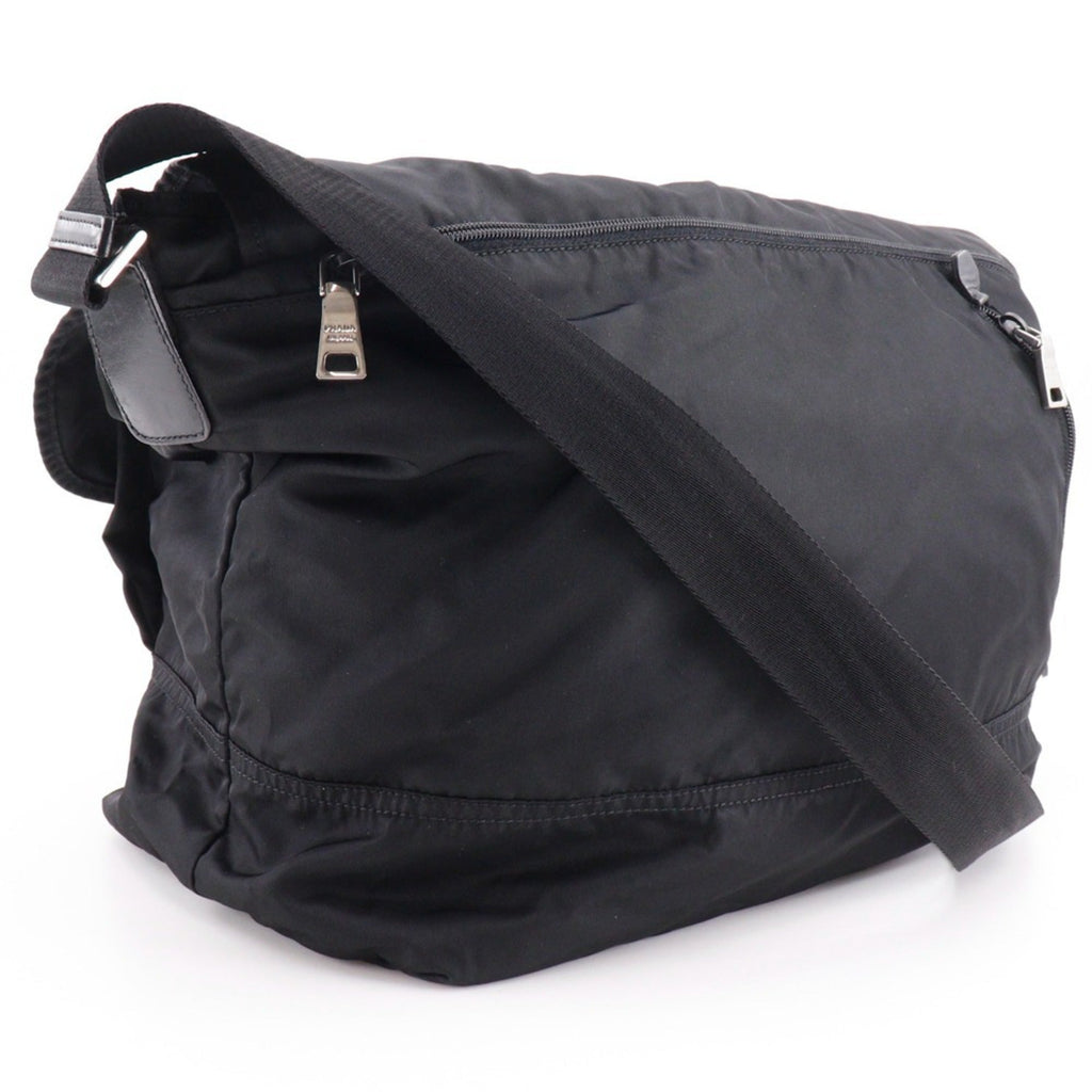 Prada Black Nero Nylon Shoulder Bag (Pre-Owned)