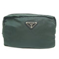 Prada Dark Green Nylon Pouch (Pre-Owned)