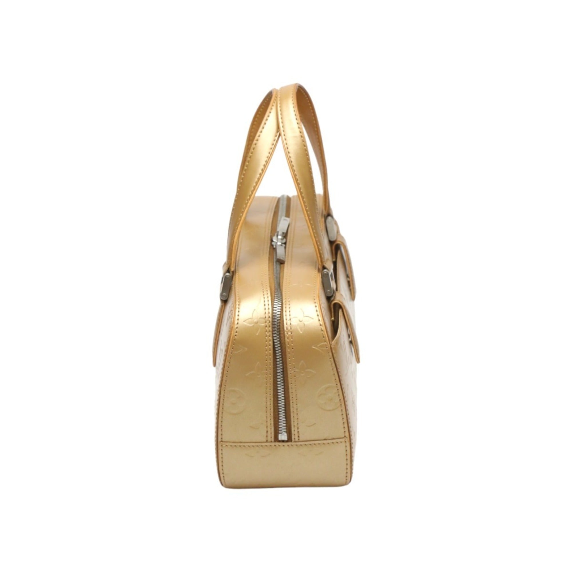 Louis Vuitton Gold Monogram Mat Handbag (Pre-Owned)