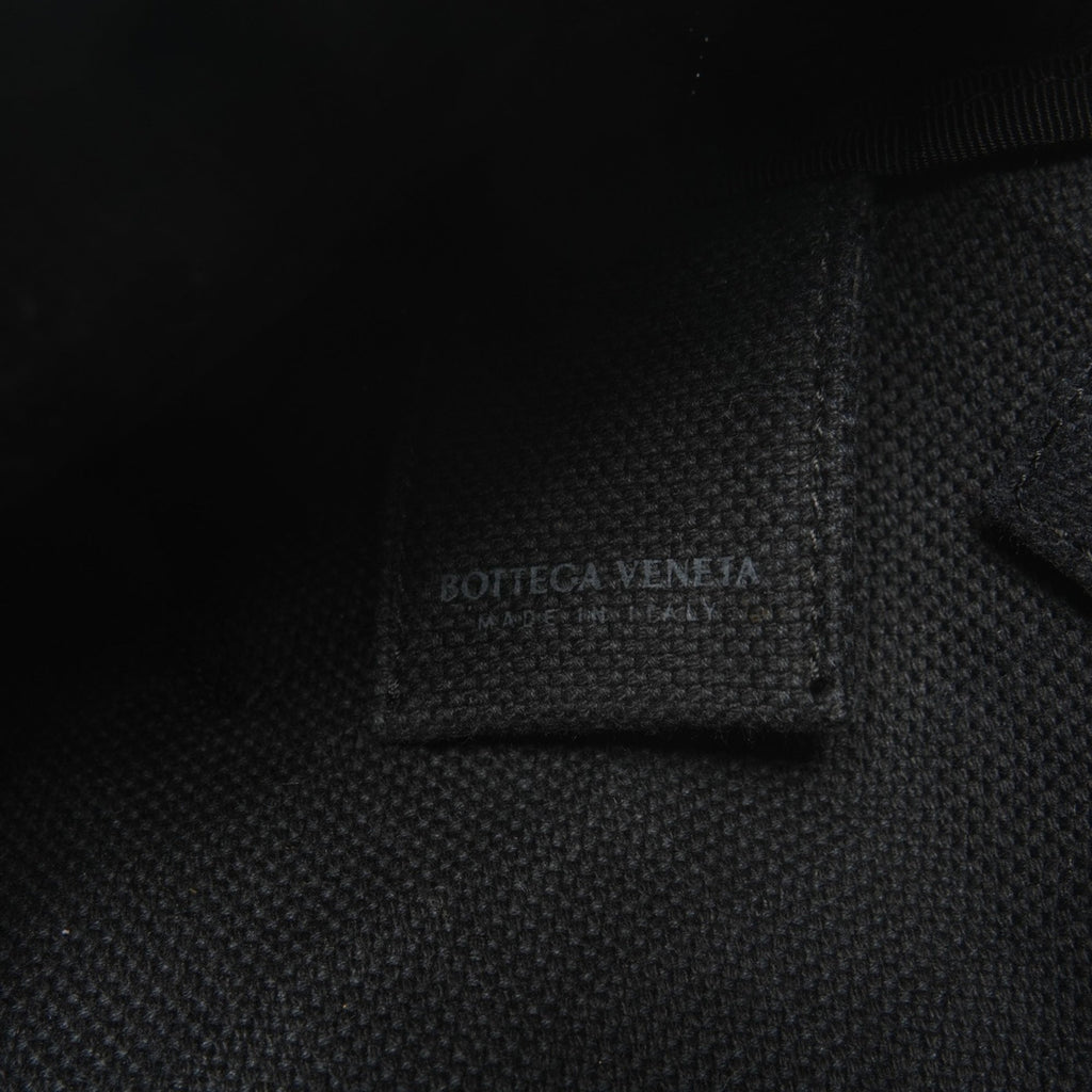 Bottega Veneta Intrecciato Black Rubber Shoulder Bag Sling Bag (Pre-Owned)