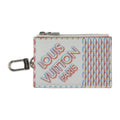 Louis Vuitton Blanc Multi-Color White Leather Coin Purse/Coin Case (Pre-Owned)