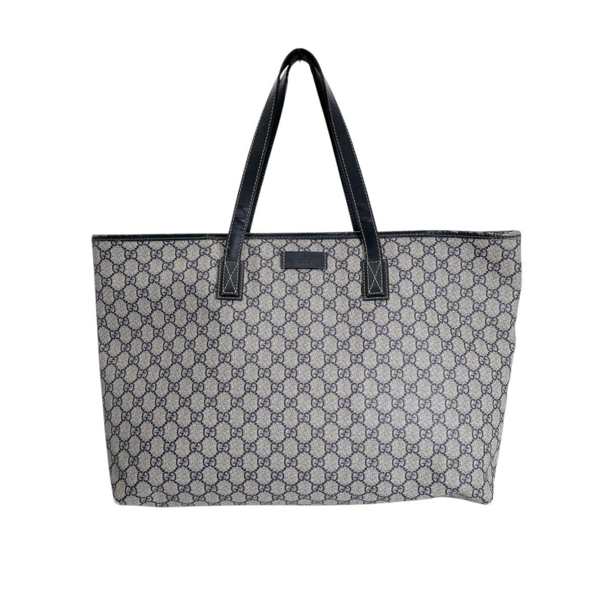 Gucci Gray Pvc Tote Bag (Pre-Owned)