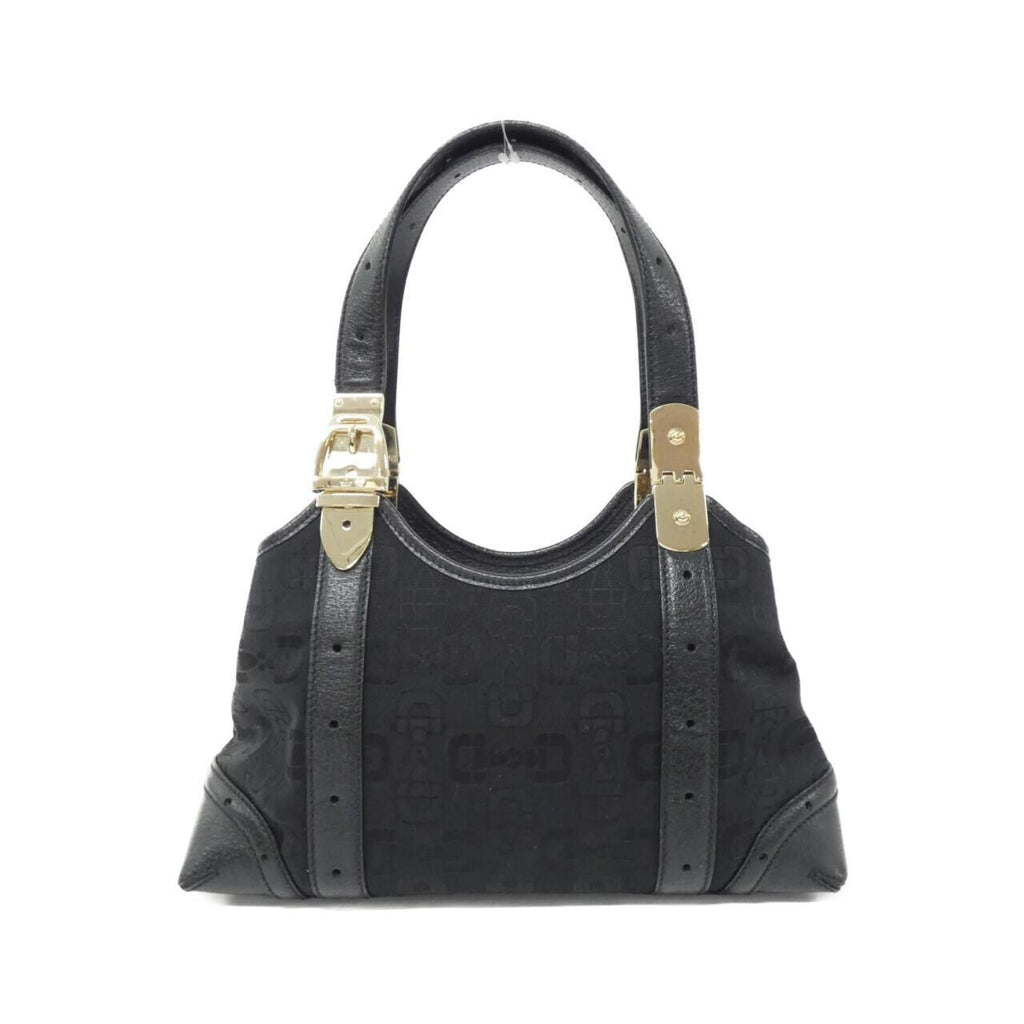Gucci Black Canvas Shoulder Bag (Pre-Owned)