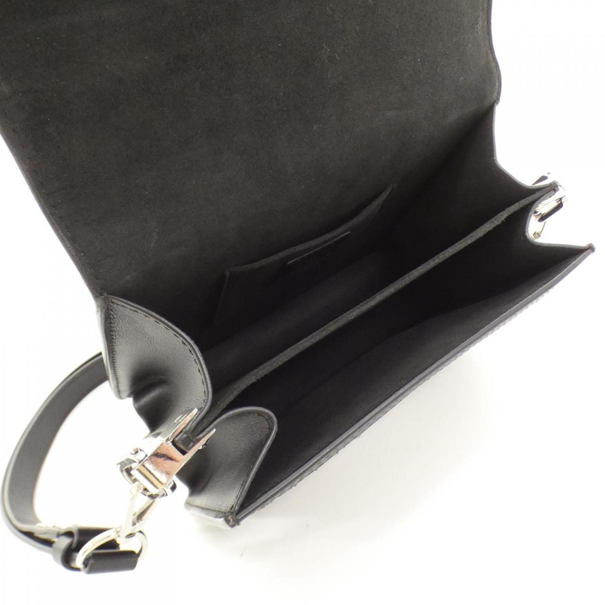 Louis Vuitton Black Tweed Spangles Leather Shoulder Bag (Pre-Owned)