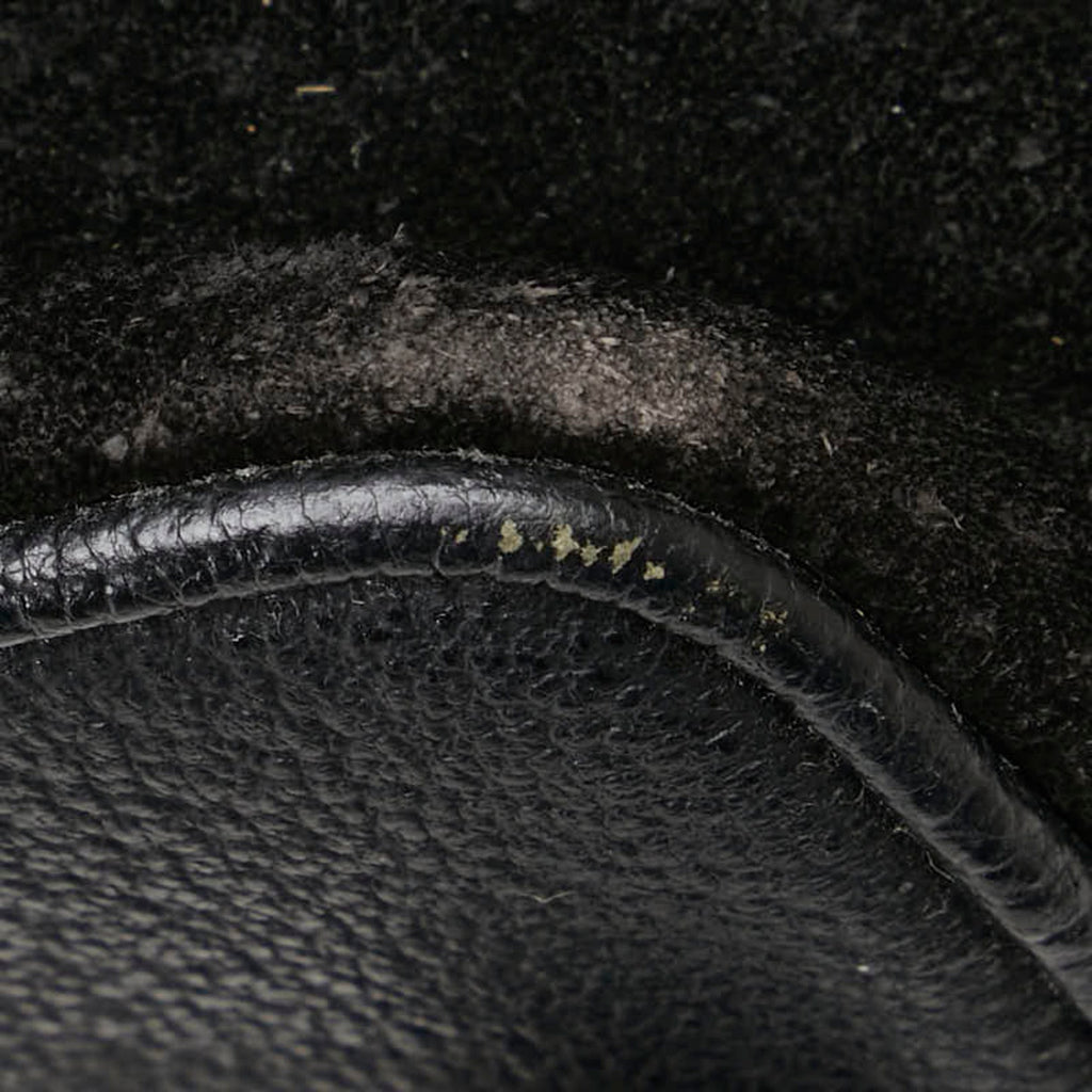 Gucci Black Leather Suede Backpack (Pre-Owned)