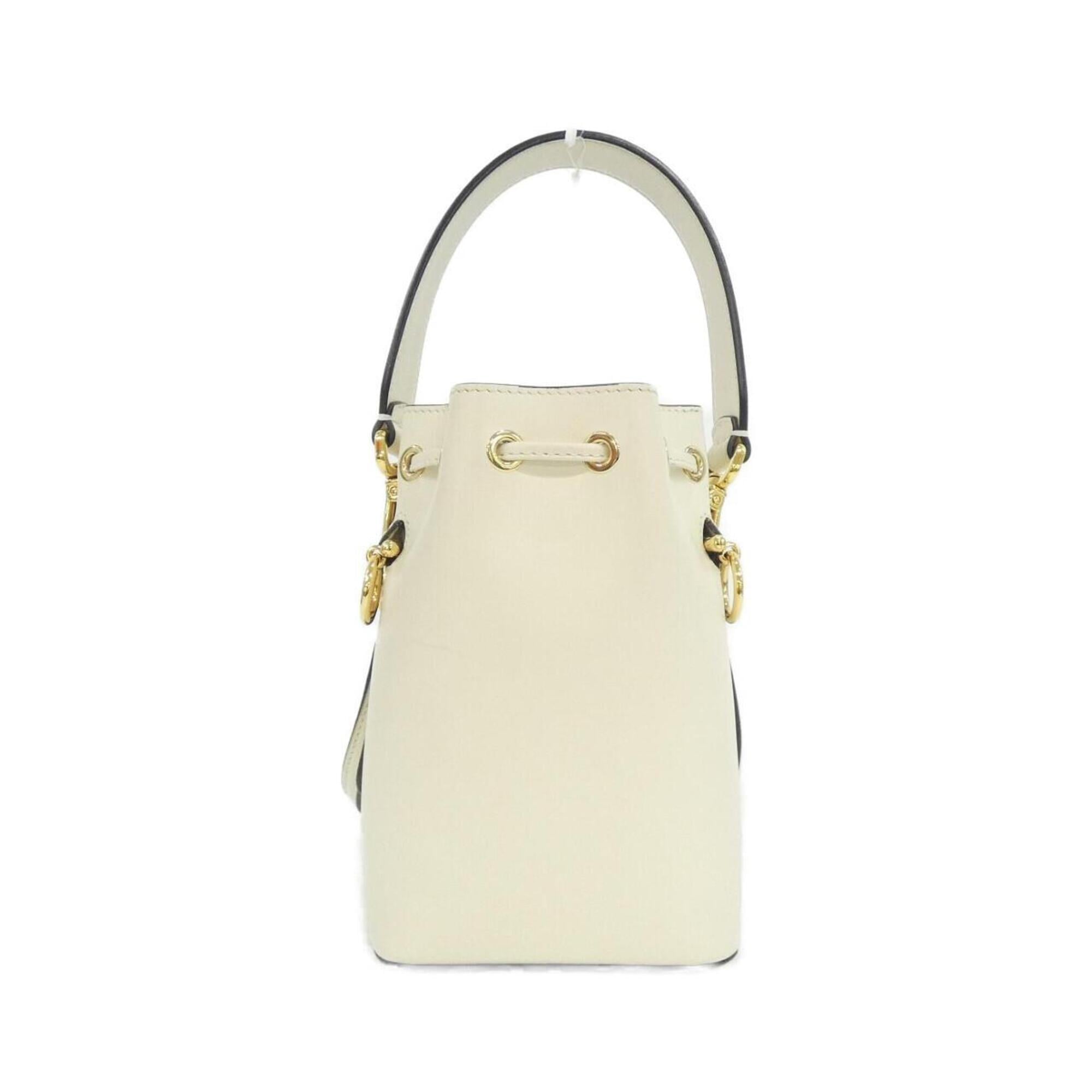 Fendi Beige Leather Handbag (Pre-Owned)