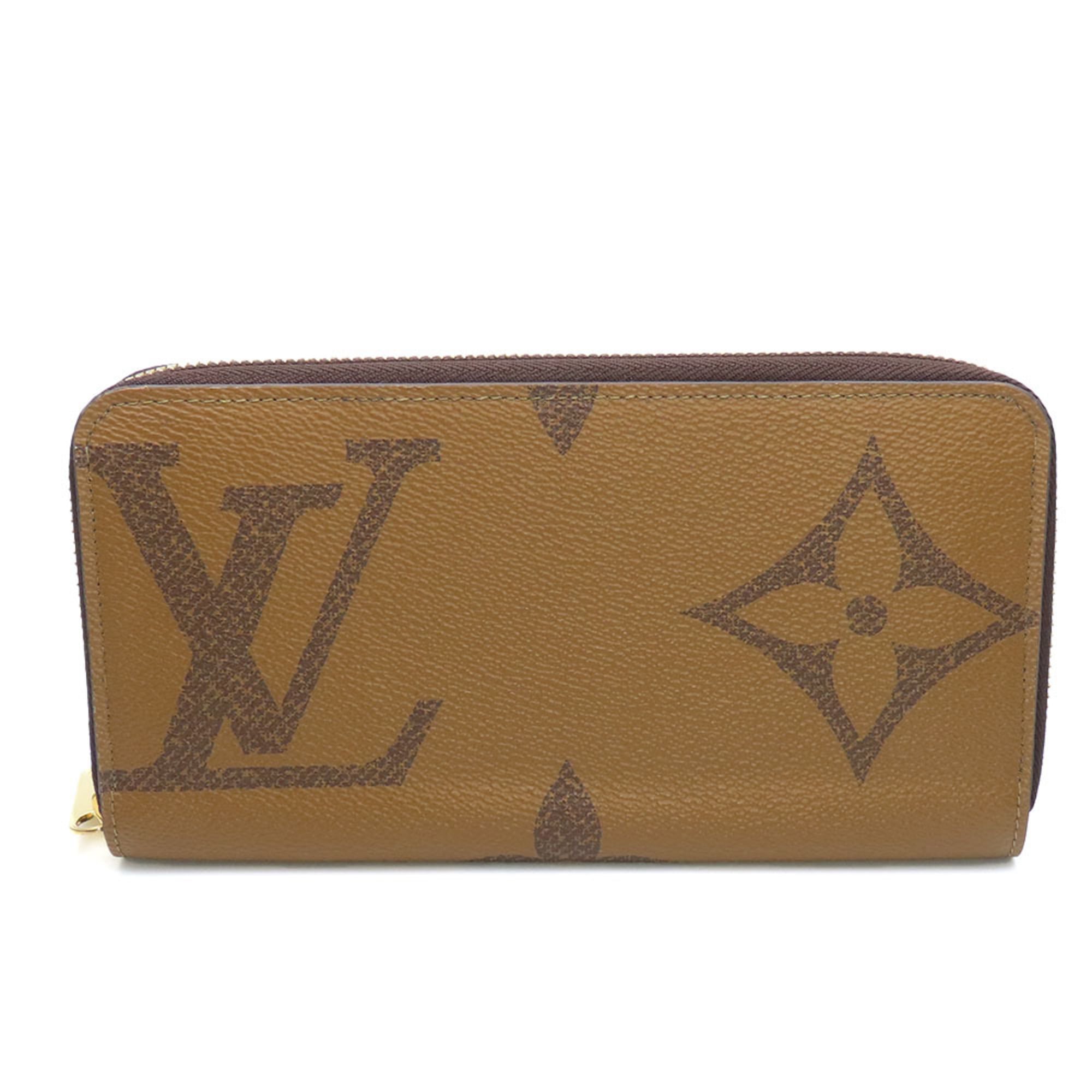 Louis Vuitton Brown Monogram Reverse Long Wallet (Bi-Fold) (Pre-Owned)