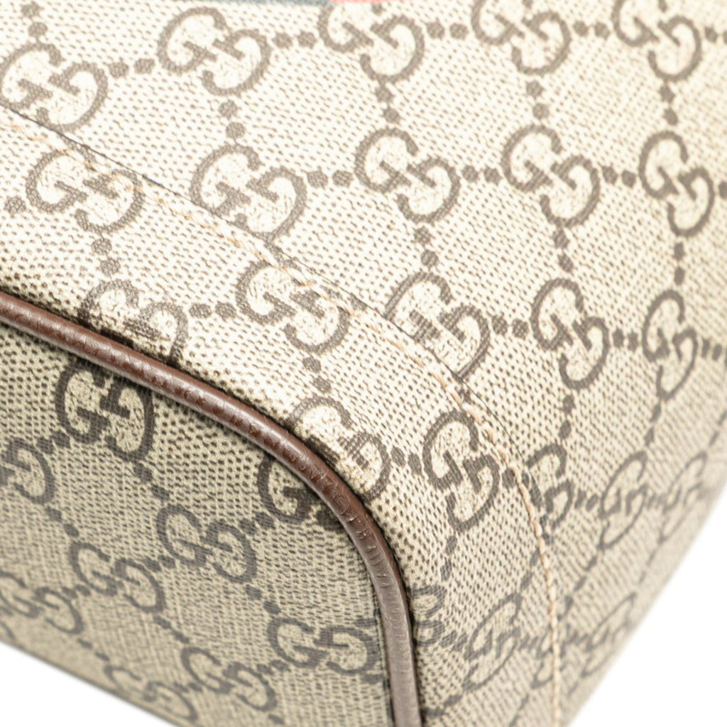 Gucci Beige Brown Multi-Color Pvc Leather Backpack (Pre-Owned)