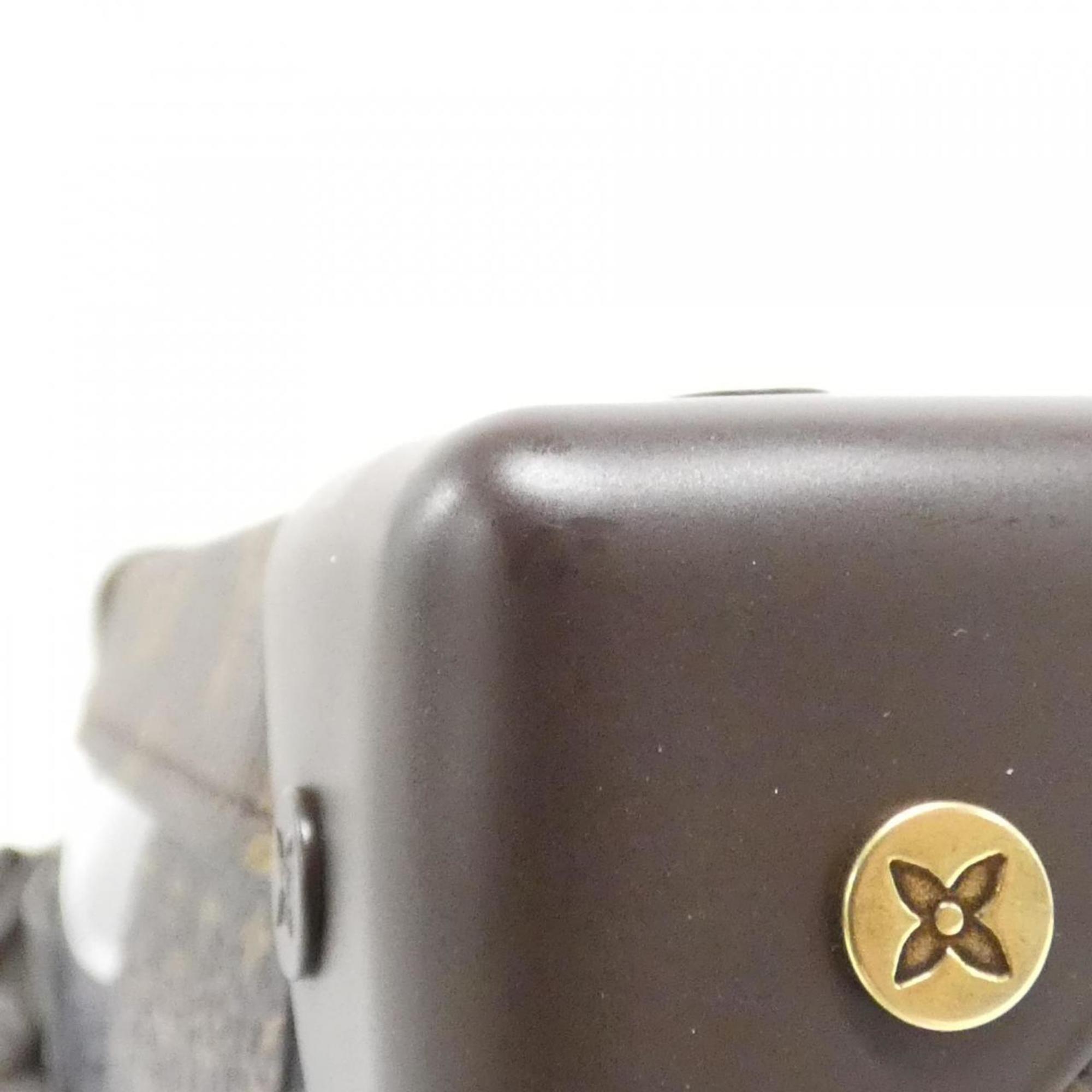 Louis Vuitton Marron Coated Canvas Shoulder Bag (Pre-Owned)
