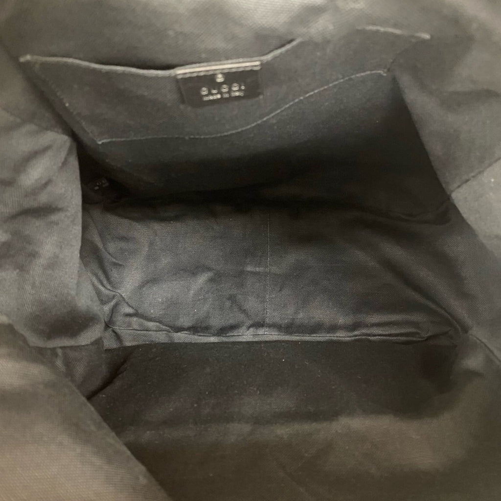 Gucci Black Leather Backpack (Pre-Owned)