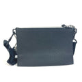 Louis Vuitton Black Silver Leather Shoulder Bag (Pre-Owned)