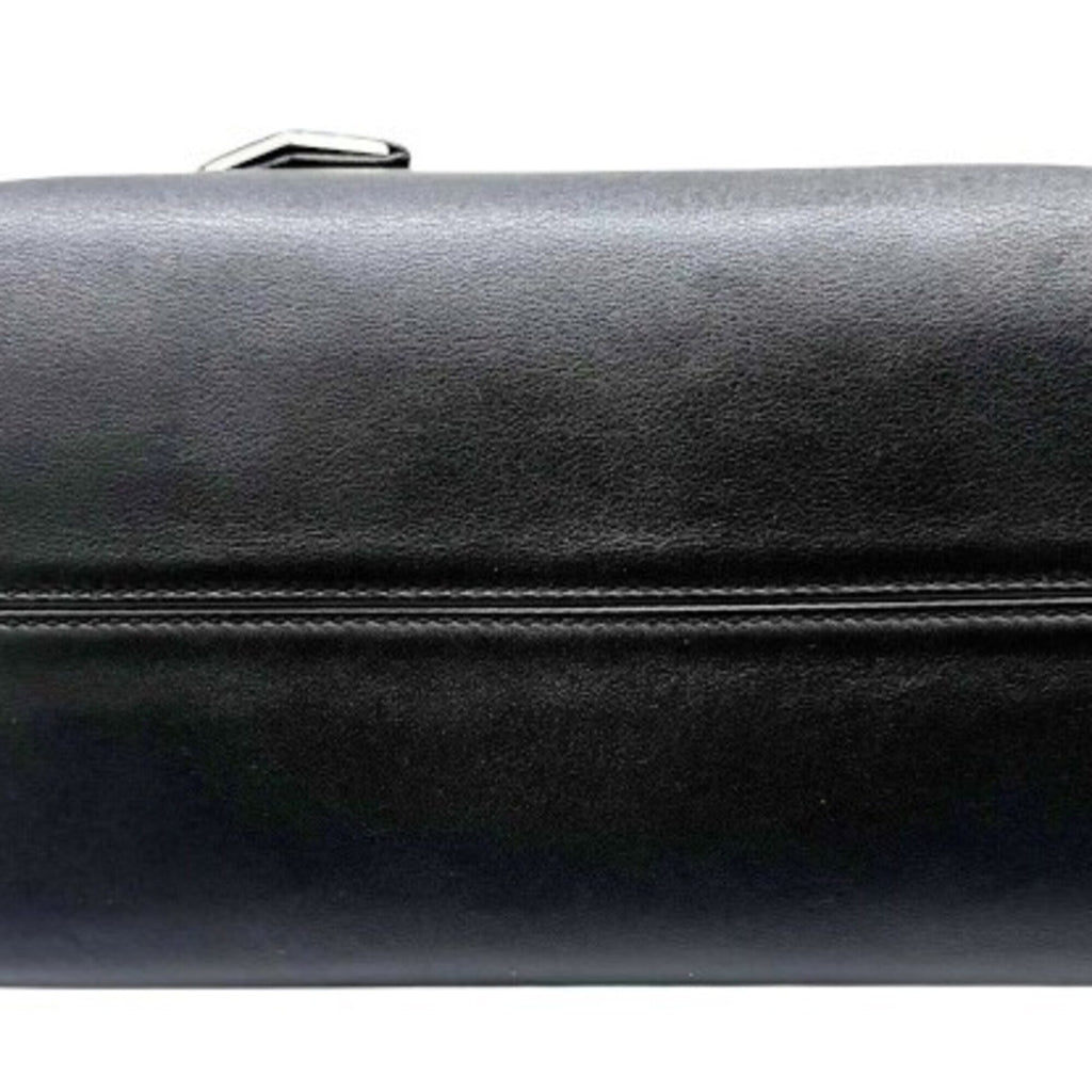 Fendi By The Way Black Leather Shoulder Bag (Pre-Owned)
