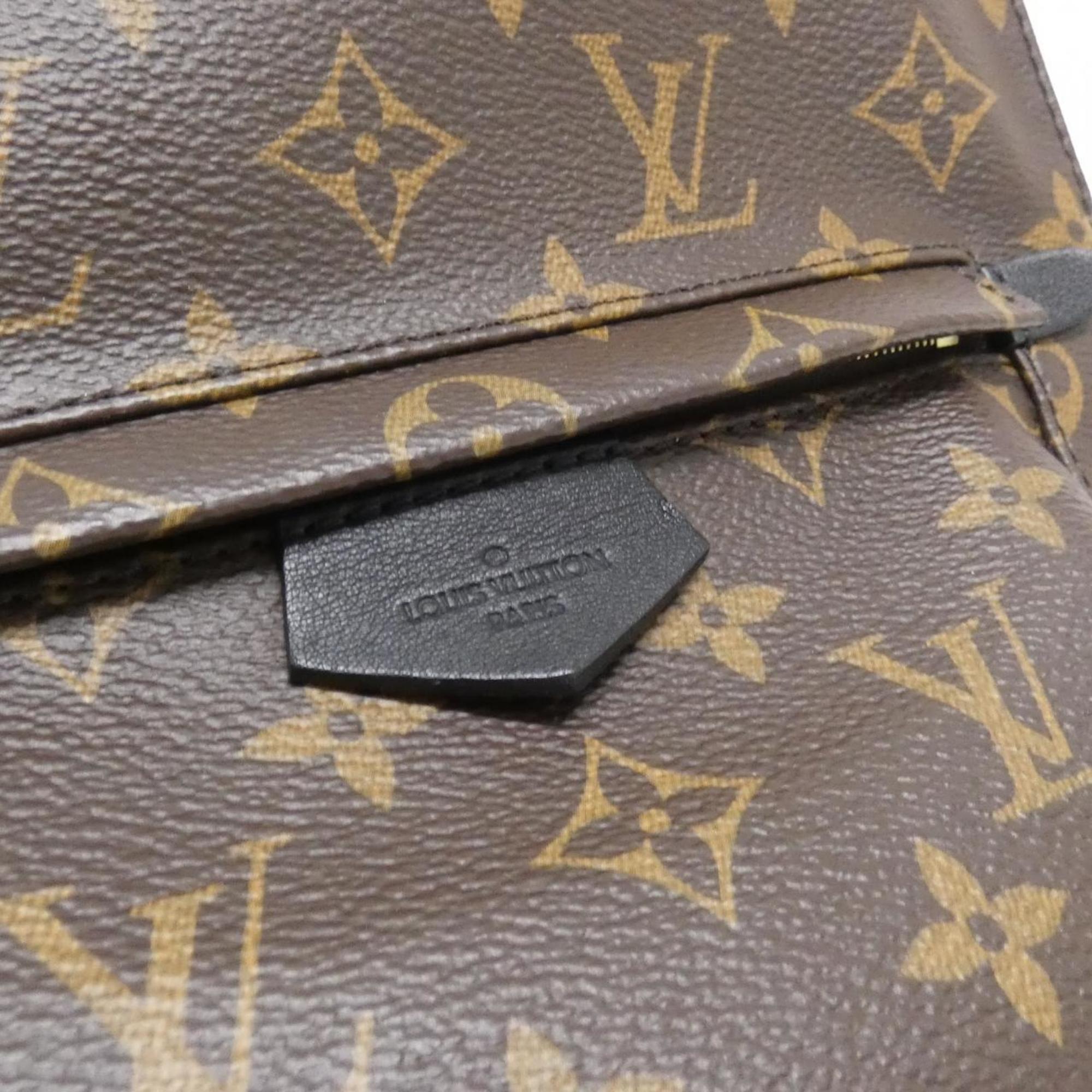 Louis Vuitton Marron Coated Canvas Backpack (Pre-Owned)
