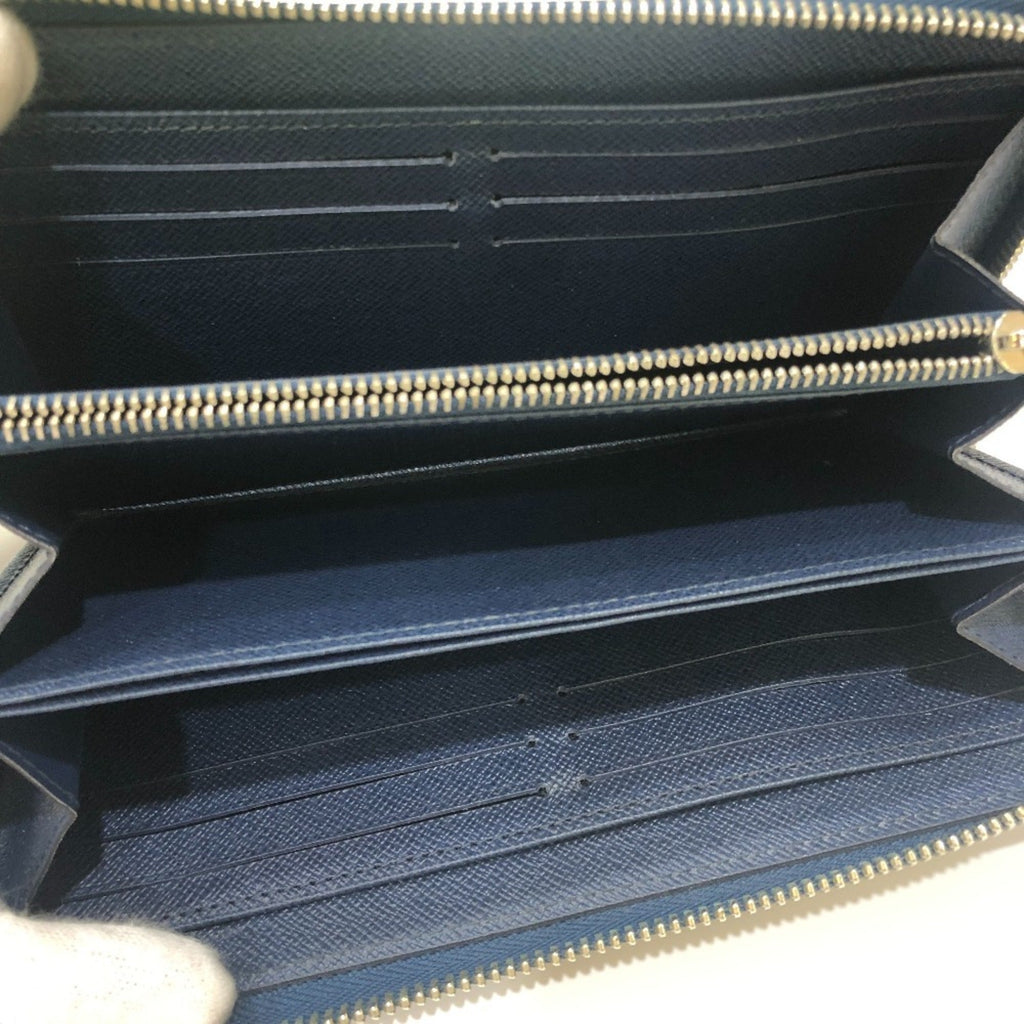 Louis Vuitton Epi Blue Epi Leather Long Wallet (Bi-Fold) (Pre-Owned)