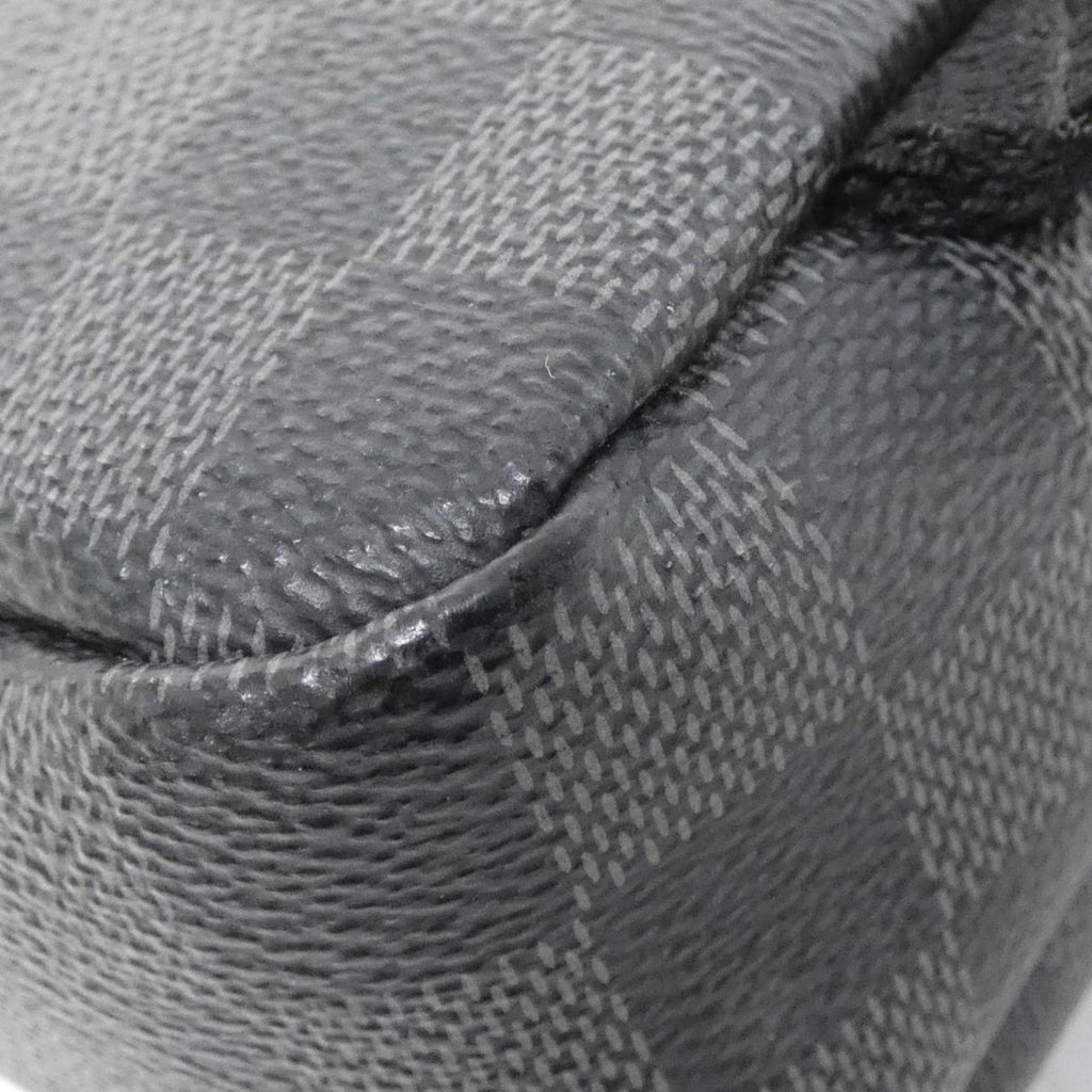 Louis Vuitton Graphite Coated Canvas Shoulder Bag Sling Bag (Pre-Owned)
