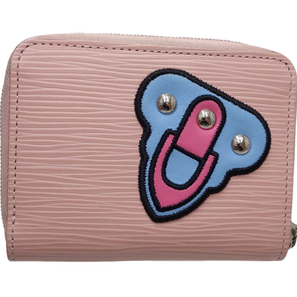 Louis Vuitton Rose Ballerine Leather Wallet (Bi-Fold) (Pre-Owned)