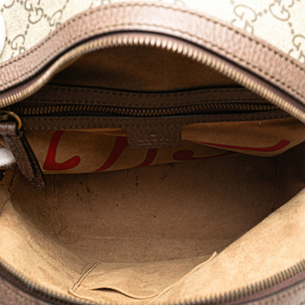 Gucci Beige Brown Multi-Color Pvc Leather Backpack (Pre-Owned)