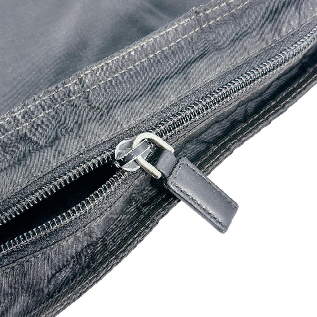 Prada Black Nylon Shoulder Bag Sling Bag (Pre-Owned)