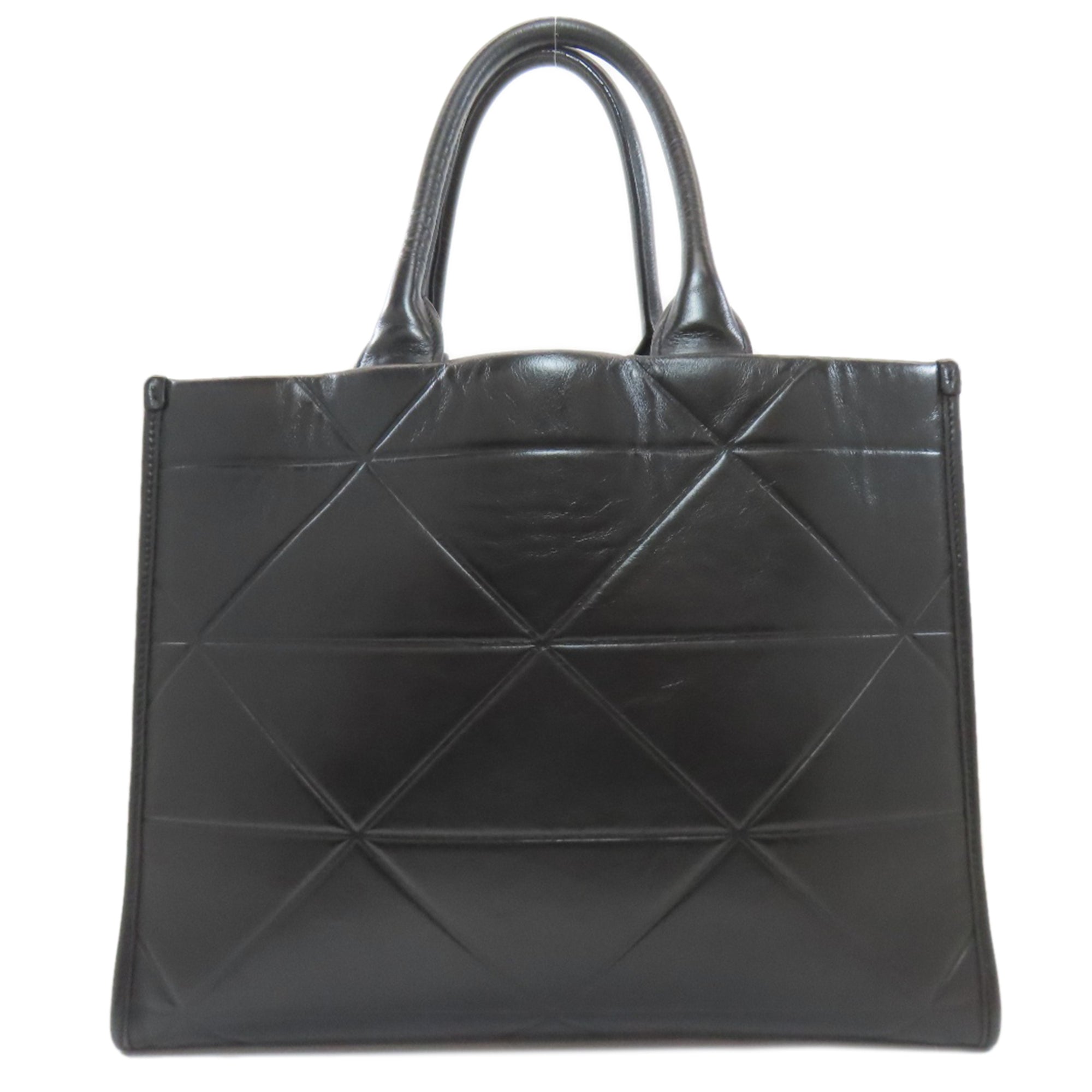 Prada Black Leather Handbag (Pre-Owned)