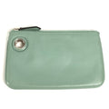 Fendi Green Leather Pouch (Pre-Owned)