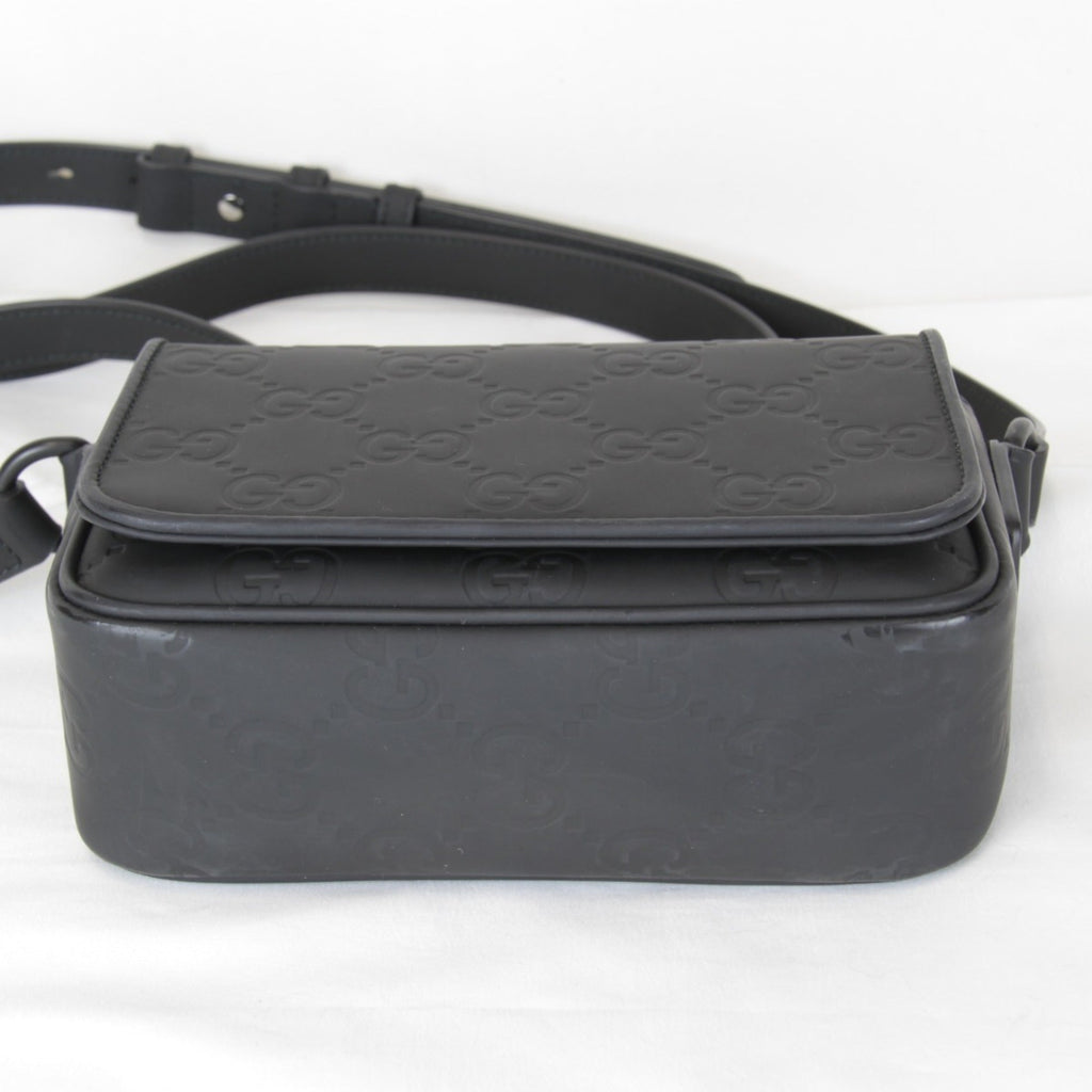 Gucci Black Rubber Shoulder Bag (Pre-Owned)
