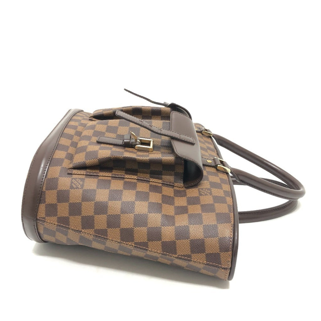 Louis Vuitton Ebene Damier Canvas Handbag Tote Bag (Pre-Owned)