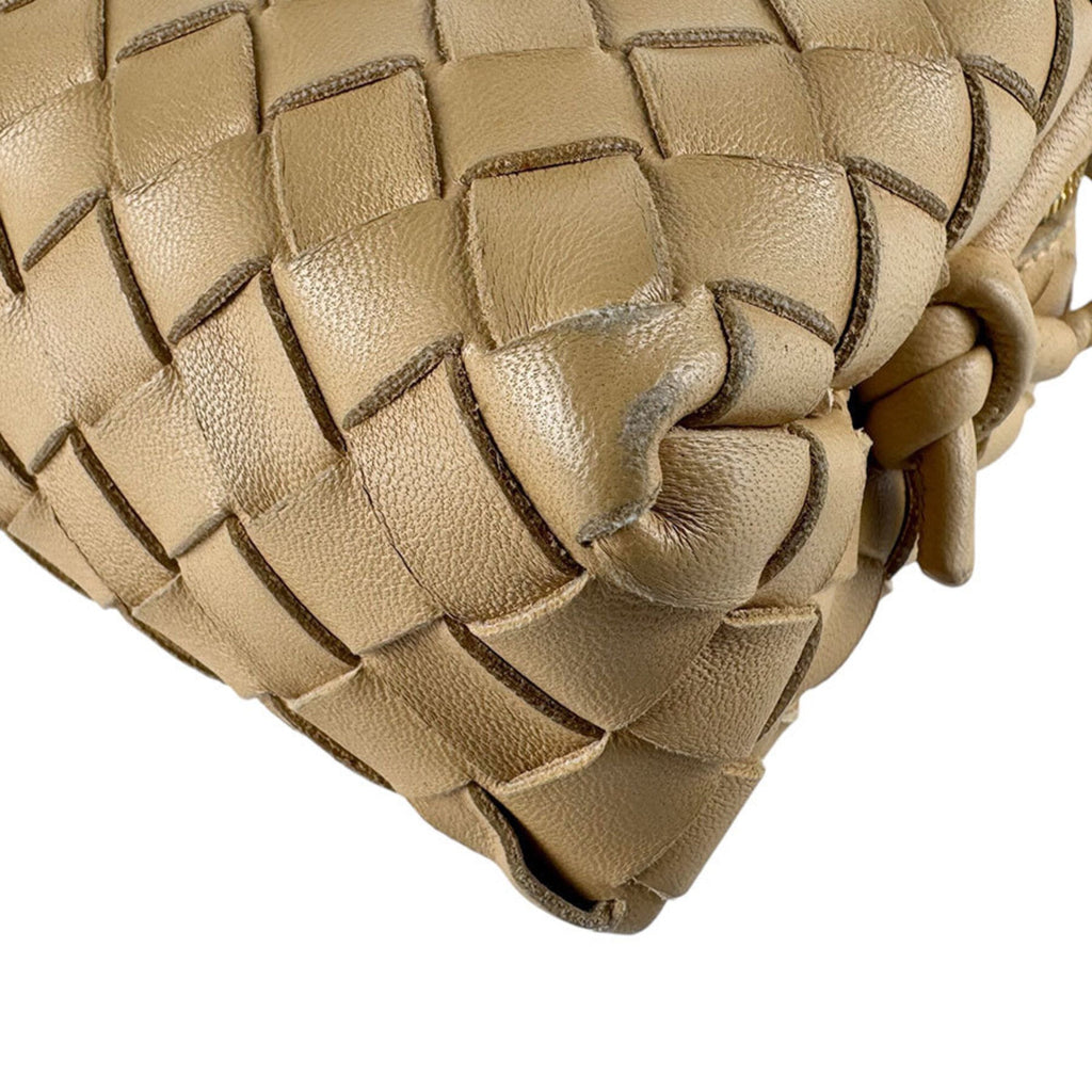 Bottega Veneta Beige Leather Shoulder Bag (Pre-Owned)