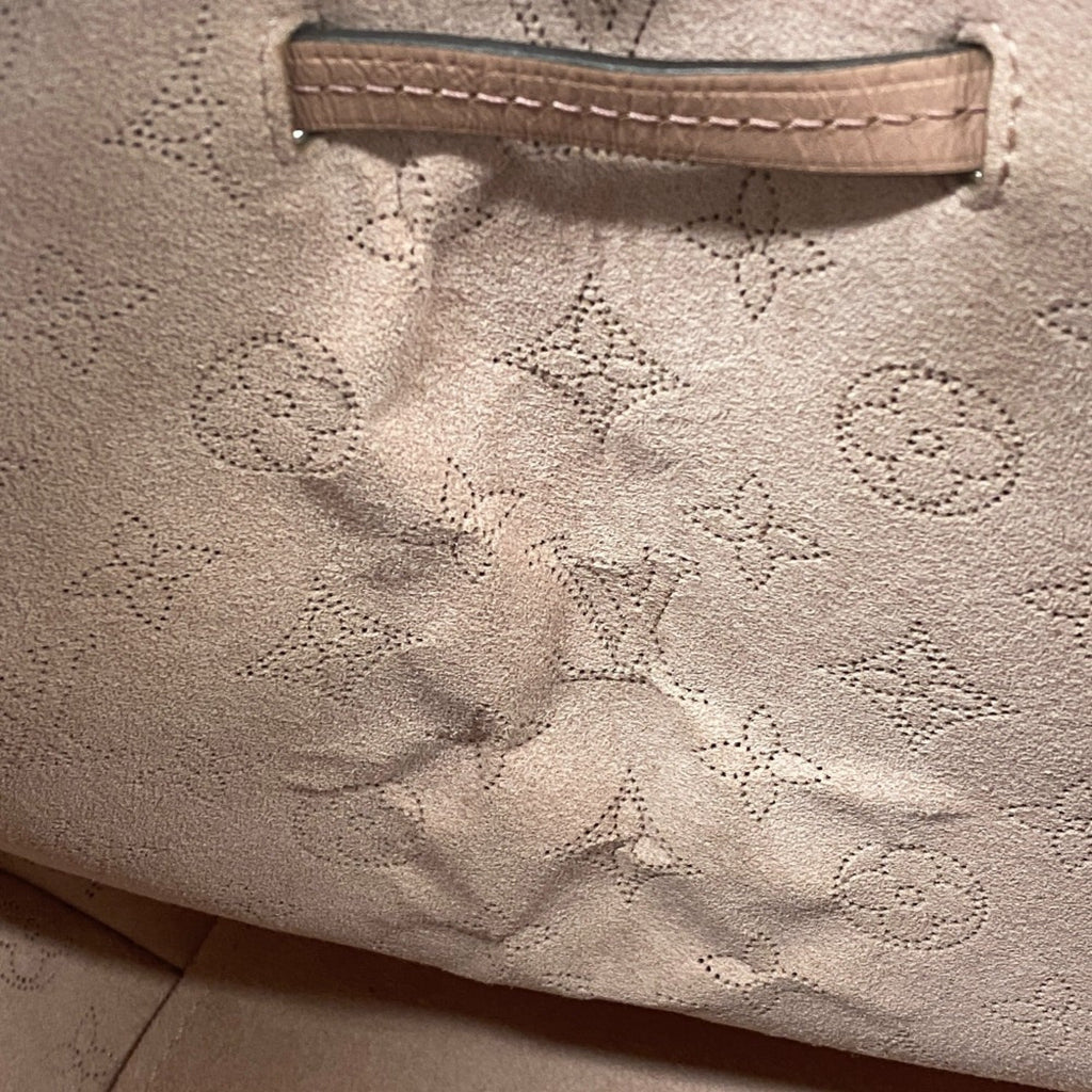 Louis Vuitton Mahina Pink Leather Handbag (Pre-Owned)