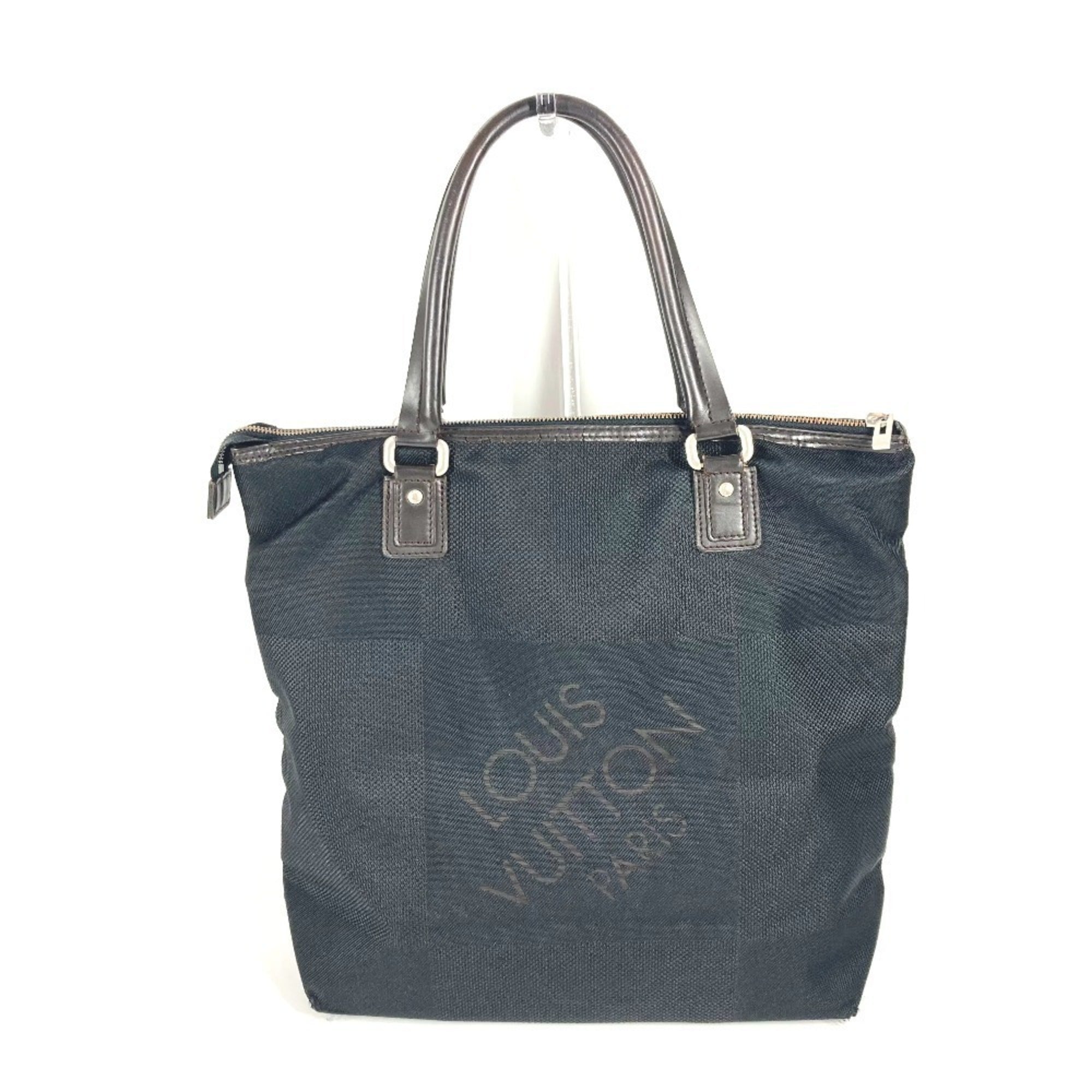 Louis Vuitton Black Noir Damier Geant Shoulder Bag Tote Bag (Pre-Owned)