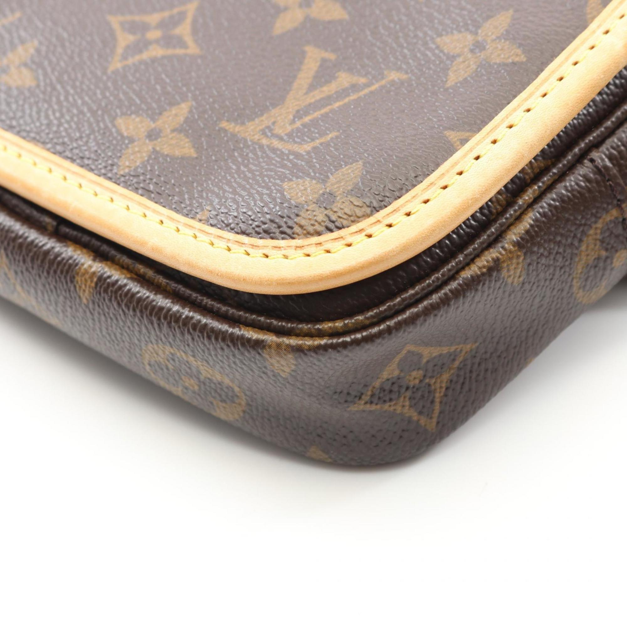 Louis Vuitton Brown Pvc Coated Canvas Leather Fanny Pack (Pre-Owned)
