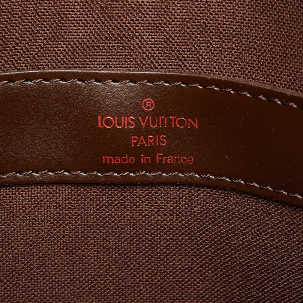 Louis Vuitton Brown Damier Canvas Pvc Leather Shoulder Bag (Pre-Owned)