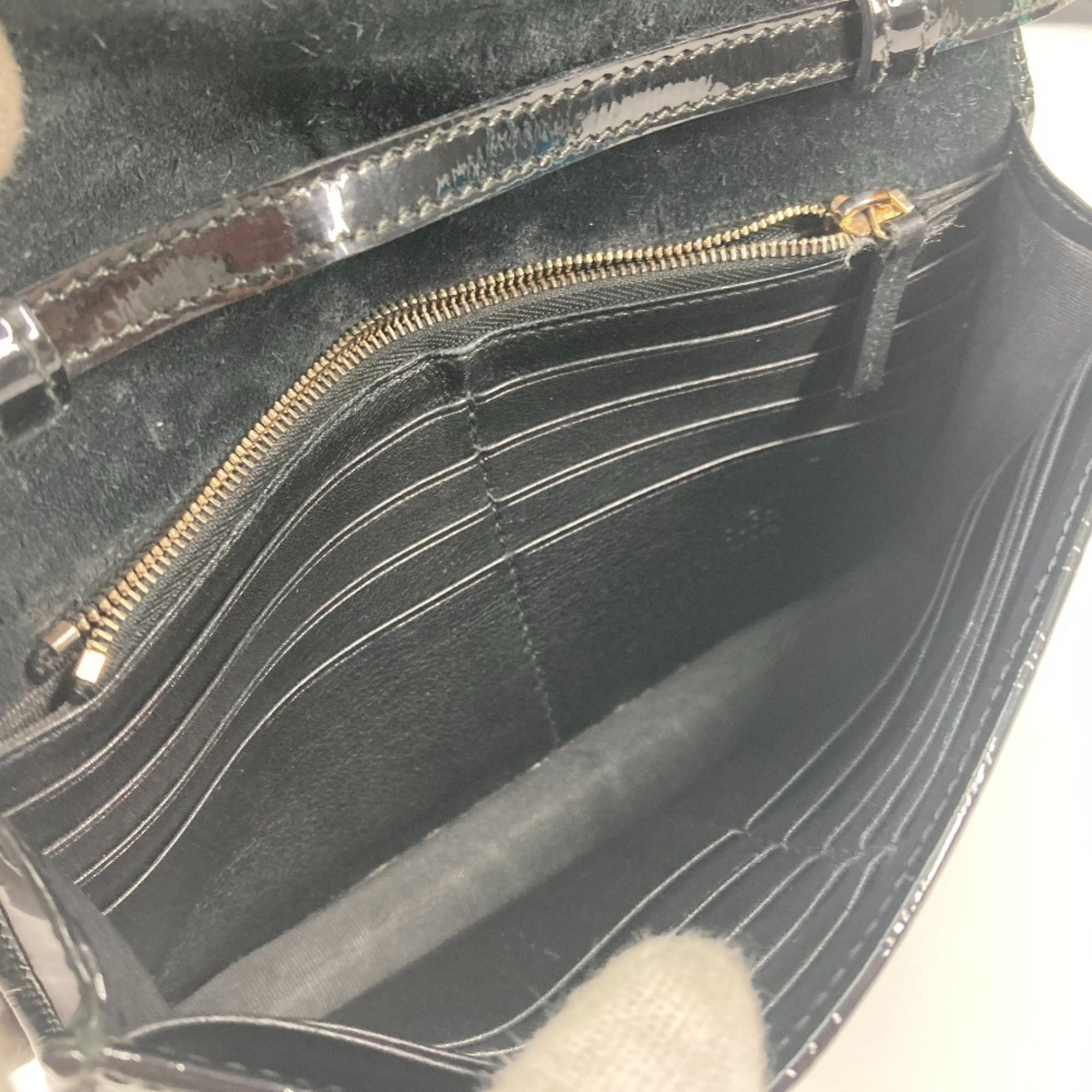 Gucci Black Chain/Shoulder Wallet (Pre-Owned)