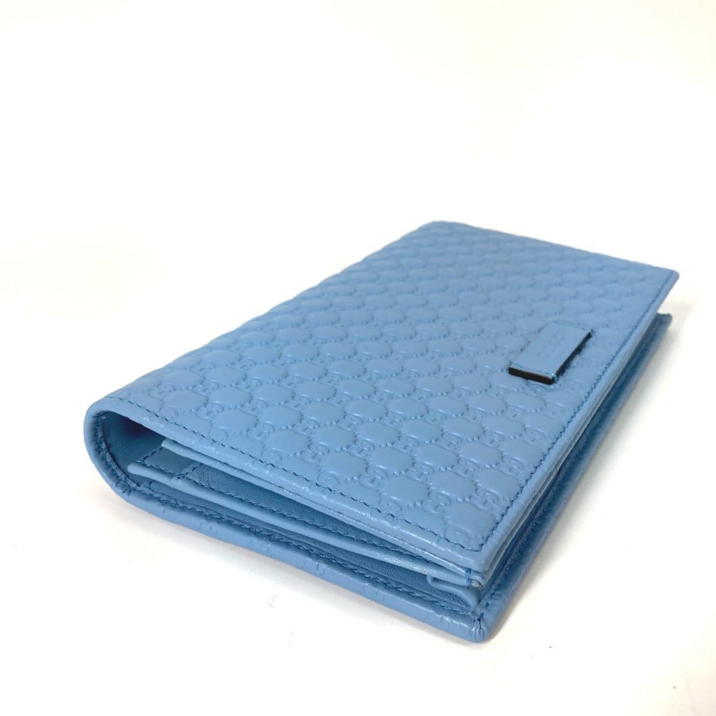 Gucci Blue Leather Chain/Shoulder Wallet (Pre-Owned)